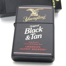 Yuengling Black & Tan Beer Matte Black Zippo Oil Lighter MIB Rare picture