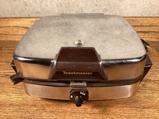 VINTAGE MCM TOASTMASTER MODEL 265 WAFFLE MAKE GRILL WORKS EXCELLENT CONDITION picture