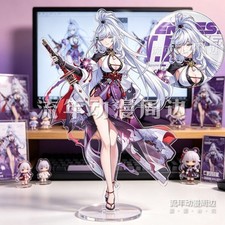 2Pcs Game Neverness To Everness Zankou 10Cm Acrylic Stand Figure Tinplate Badge picture