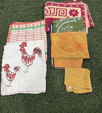 Vintage Towel And Linen Lot 60’s 70’s picture