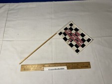 Vintage 1980's Pontiac Grand Prix Mini Racing Checked Flag Advertising Car Auto picture
