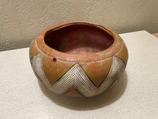 Vintage Mexican Planter Pot Southwestern Garden 10.5