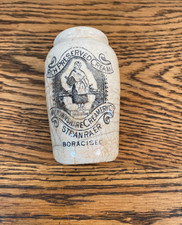ANTIQUE WIGTOWNSHIRE CREAMERY CO STRANRAER BORACISED PRESERVE POT picture