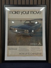 Vintage 1968 Chrysler Newport Poster picture