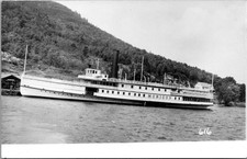 RPPC Steamboat Horicon Lake George NY 1911 Vintage Real Photo Postcard picture