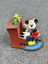 1999 Hallmark Ornament Piano Player Mickey Mouse w/ Wind Up Music & Movement picture
