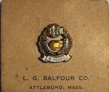 Vintage General Motors Electro Motive Locomotive Division 5 YEARS SERVICE PIN picture