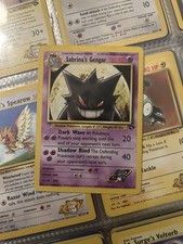 Pokémon TCG Gengar 29/132 Gym Challenge Unlimited Non-Holo Card Sabrina's Gengar picture