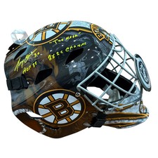 Gerry Cheevers Autographed Boston Bruins Full Size Goalie Mask w/