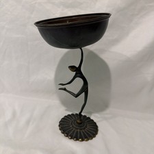 Vintage Pal-Bell Dancer Statue Lidded Bowl, Maurice Ascalon / Moshe Klein picture