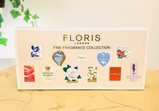 Floris Of London 11 Perfume Spray Glass Bottles Original Box SUPER RARE VINTAGE picture