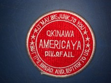 Vintage OKINAWA Japan American Military Store Patch picture