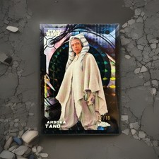 2026 Topps Chrome Star Wars Ahsoka Tano Black Geometric Refractor /10 picture