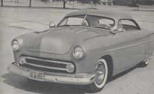 1951 Ford Custom Chopped Top Ron Coleman Custom Car Show Card Hot Rod Magazine picture