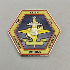 USMC Isb Le Bn Cag Anglico Mcirsa Comm Bn Challenge Coin picture