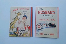 Vintage Rust Craft Fathers Day Greeting Cards Lot Of 2 Mid Century Ephemera picture