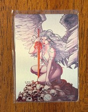 LADY DEATH METALLICARD -- Angel (Richard Ortiz) -- Metal Card Ltd to 99 picture