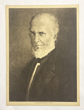 John Greenleaf Whittier Photogravure Print 1913 The Mentor picture