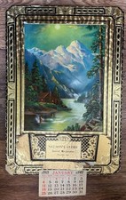 Vintage 1942 Nelson's Store General Merchandise Advertising Calendar Mountain Ca picture