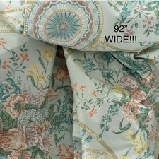 Vintage 80s English Chintz Floral Classic Cottagecore Shabby Chic Fabric 3Yd 92” picture