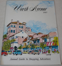 Worth Avenue 1987 Palm Beach Luxury Annual Guide Shopping Adventure Publication picture