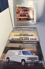 Vintage Ford Econoline Van Catalog 1984-1987 Sale Brochure Advertising Lot Of 6 picture