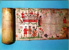 Continental Postcard Israel Museum Jerusalem Esther Scroll Germany picture
