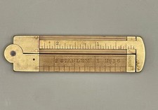 Vintage 1910-1917 Stanley No. 36 Boxwood & Brass 6