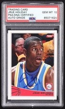 Jrue Holiday Signed 2009-10 Topps #330 RC (PSA | Autograph Graded PSA 10) Rookie picture