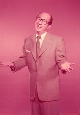 PFE4-518 PHIL SILVERS 1956 ORIGINAL NY MIRROR COVER SHOOT 5X7 COLOR TRANSPARENCY picture