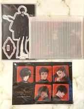 Set of 3 Slow Damage Acrylic stand & Acrylic plate & pin badge THE CHiRAL NIGHT picture