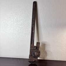 Trimont Mfg Co Roxbury Mass 24 Inch Trimo Pipe Wrench USA MADE Excellent Working picture