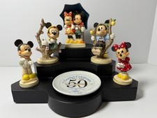 2001 HUMMEL GOEBEL CELEBRATES 50 YEARS OF DISNEY MAGIC 7 PC SET SIGNED NIB #996 picture