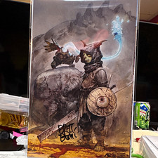 D’orc #4 Super Rare Virgin variant signed by Brett Bean picture