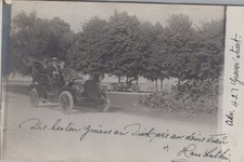 Kenosha WI Brass Era Rambler Touring Car Antique 1909 - RPPC Photo Postcard picture
