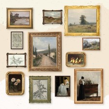 97 Decor 12 Antique French Country Prints Vintage Wall Art Unframed picture