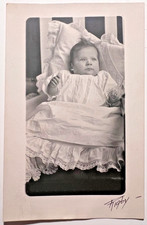 Snohomish Washington 1915 Baby Portrait RPPC Postcard CLIFFORD EVERETT GISH G7 picture