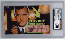 Hugh Hefner Authentic Signed Cut Autograph JSA CGC Slabbed Custom Card Playboy picture
