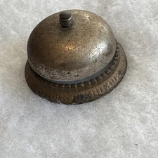 Antique Vintage Hotel Motel Counter Front Desk Bellhop SERVICE BELL Works picture