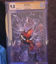 Spider-Man #1 2022 CGC SS 9.8 Signed by Mico Suayan Nerd Pharm. Virgin Variant picture
