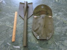 WWII GI folding trench Shovel/Pick / 1945 dtd Royal Dalton sheath 