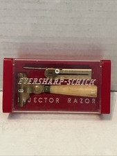 Vintage  EVERSHARP Schick  INJECTOR  Razor Gold Tone  W/Case & Schick Injector picture