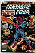 Fantastic Four #210 Marvel In Search of Galactus 1979 Newsstand picture