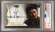 Temuera Morrison 2019 CZX SPR Heroes/Villains Auto /210 Aquaman PSA 10 picture