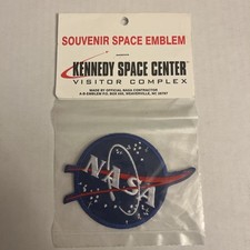 Vintage Souvenir Space Emblem Kennedy Space Center NASA w/Vector. picture