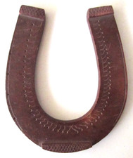 Unique Carved Native American Catlinite Pipestone Horseshoe Effigy Plains Indian picture