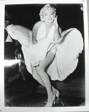 vtg Marilyn Monroe original photo - Seven Year Itch famous dress 1954 BF2 picture