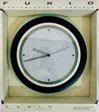 Vintage 1980's Postmodern Wall Clock by Furio BRAND NEW and RARE 🔥 picture