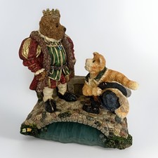 Vintage BOYDS BEARS & FRIENDS PUSS N. BOOTS WITH HIS MAJESTY Figurine New picture