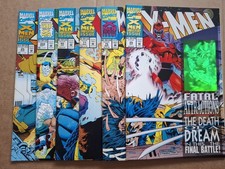 X-MEN FATAL ATTRACTIONS HOLOGRAM COVERS 1-6 COMPLETE Wolverine Lot Of 6 (2) picture